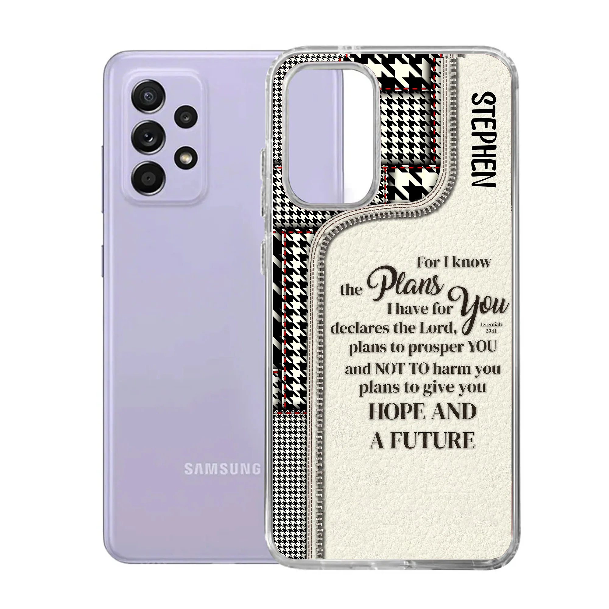 For I Know The Plans I Have For You Jeremiah 29:11 - Personalized Phone Case TD118 - Image 6
