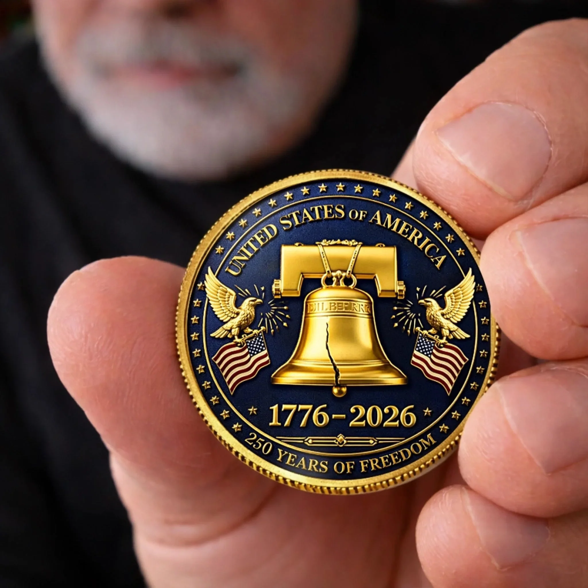 Freedom Rings Loud And Proud - Commemorative Coin - Gift For Patriotic | HN02 - Image 4