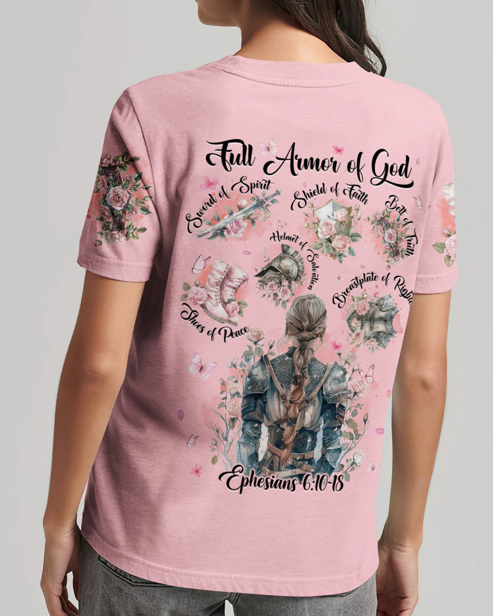 Full Armor Of God Women's All Over Print Shirt - 2409241 - Image 10