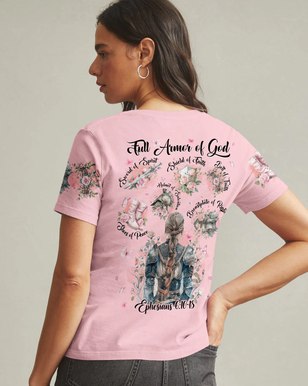 Full Armor Of God Women's All Over Print Shirt - 2409241 - Image 8