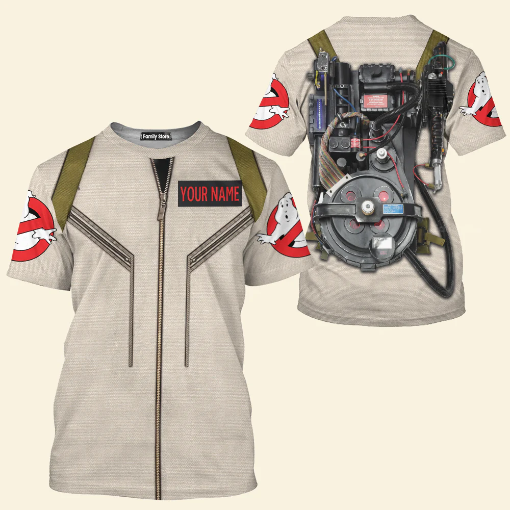 Ghostbusters Venkman Hero - Personalized 3D Tshirt - Image 2