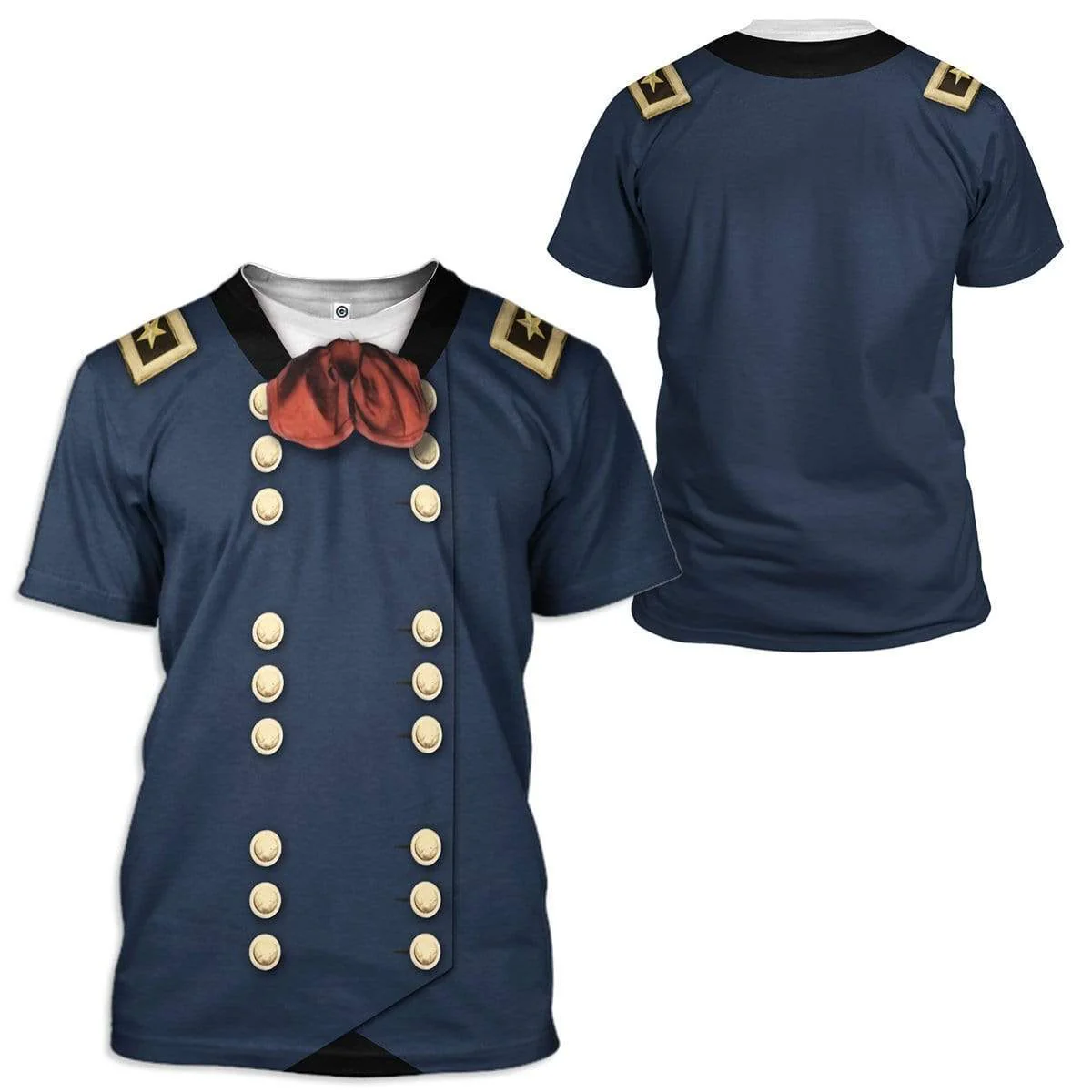 George Armstrong Custer T-Shirt 3D For Men & Women - Image 2