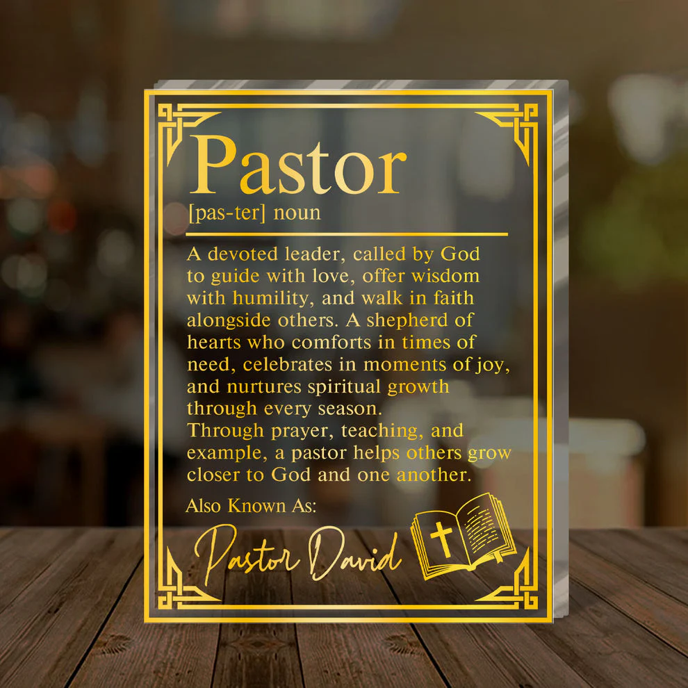 Gift For The Shepherd - Personalized Squared Acrylic Plaque TD118 - Image 3