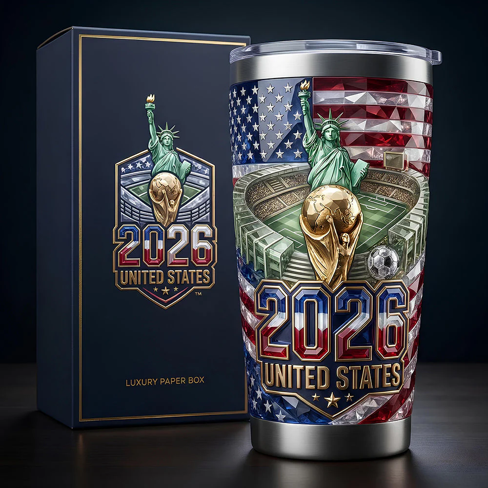Global Championship - Personalized Tumbler - Patriotic Gift For Patriots, Football Lovers - Image 2