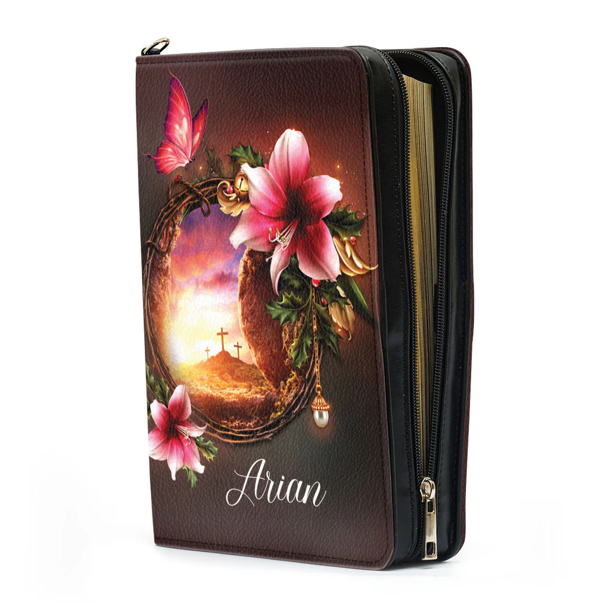 God, Grant Me The Serenity To Accept The Things I Cannot Change - Thoughtful Gift For Christians - Personalized Bible Covers - AT4080805 - Image 4