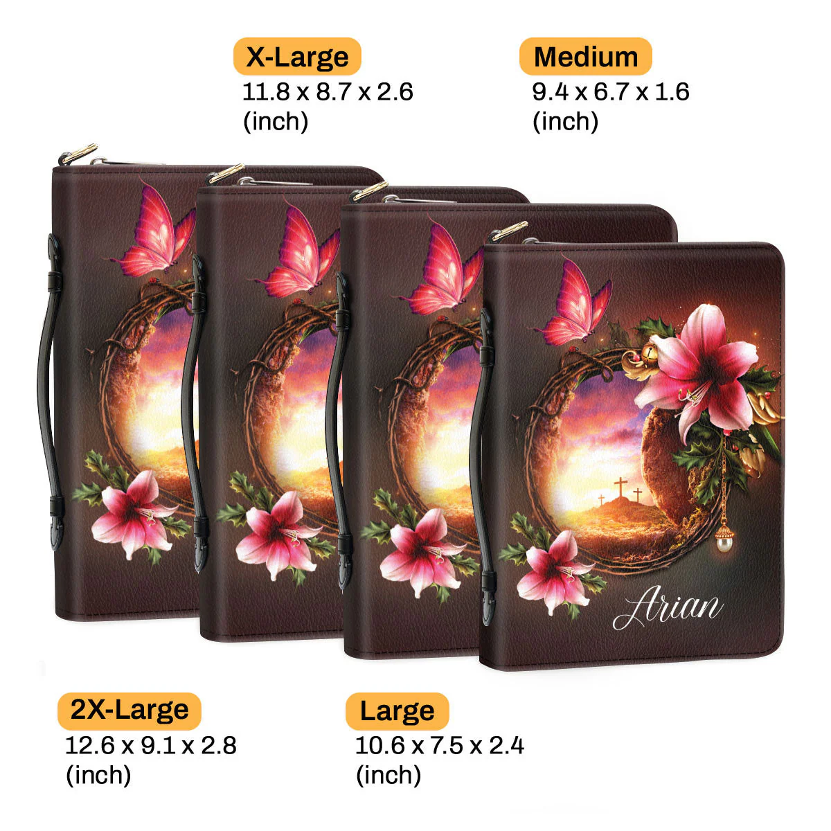 God, Grant Me The Serenity To Accept The Things I Cannot Change - Thoughtful Gift For Christians - Personalized Bible Covers - AT4080805 - Image 6
