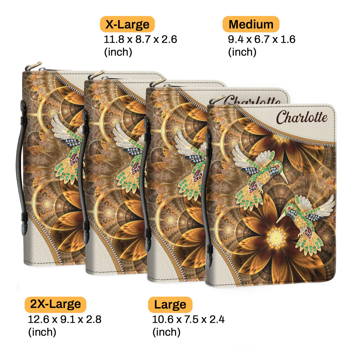 God Has An Amazing Plan For Your Life - Elegant Personalized Bird And Flower Bible Covers - AT4080745 - Image 6