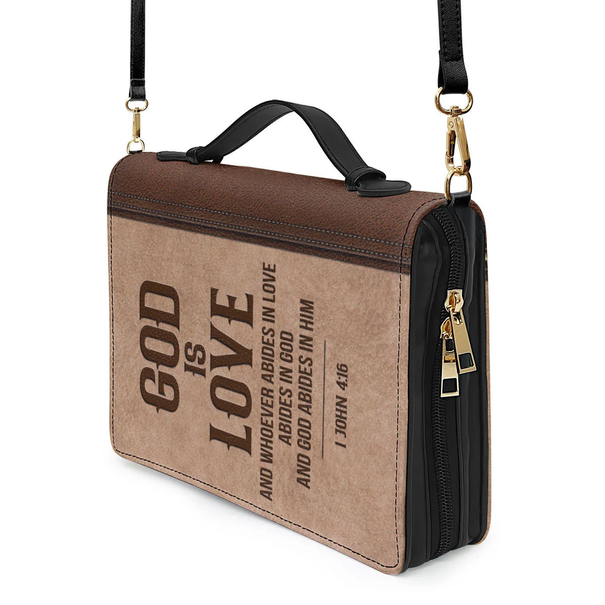 God Is Love - Thoughtful Gift For Christians - Personalized Bible Covers - AT4082408 - Image 5