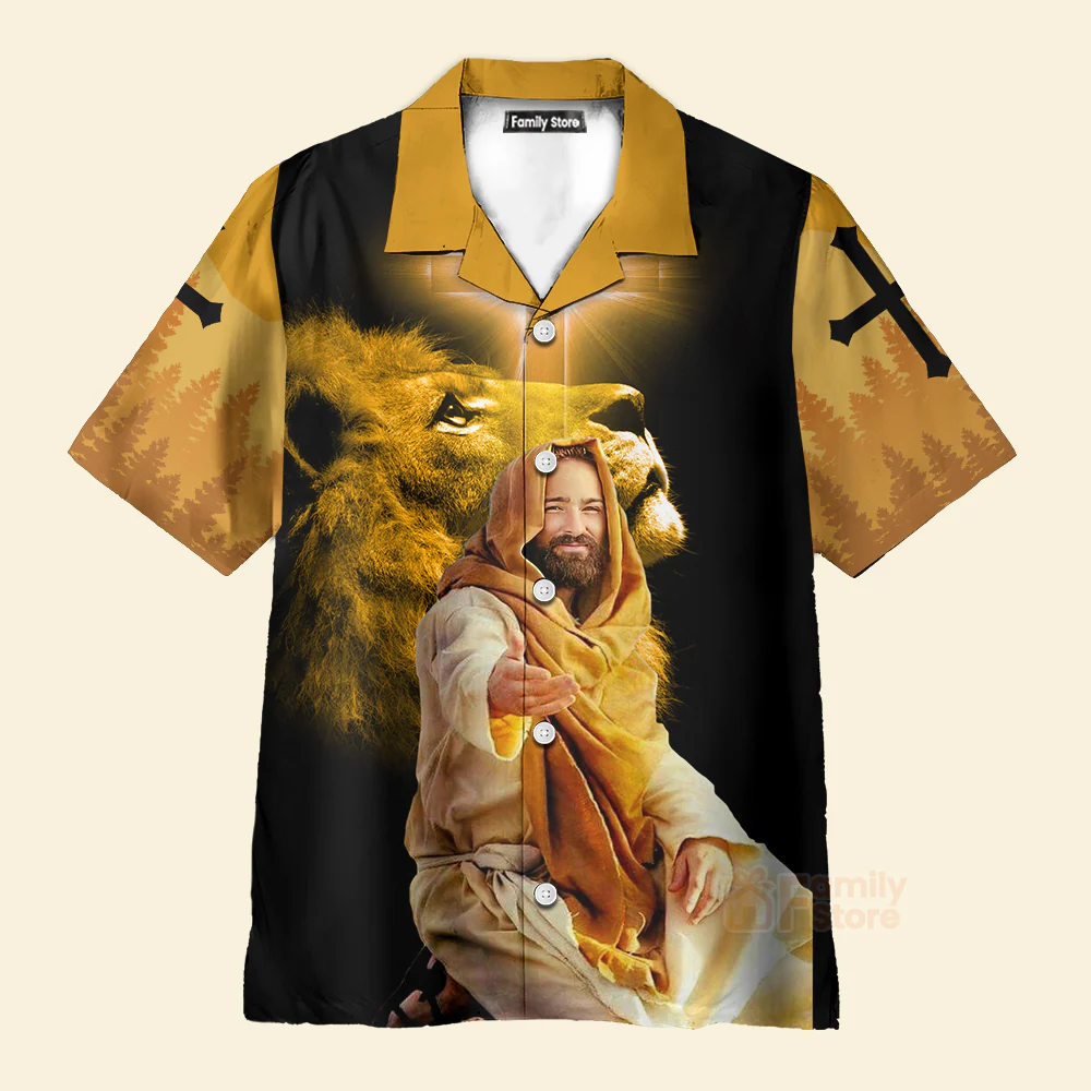 God Jesus Is My Everything Aloha Hawaiian Shirts - Image 3