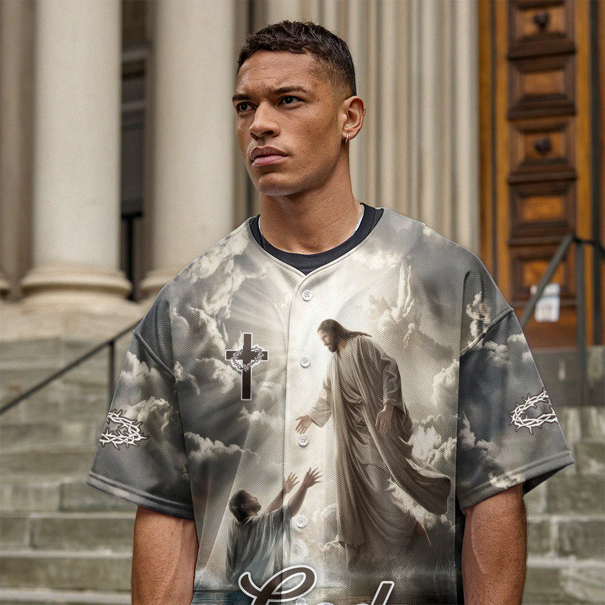 God Kept Me Safe When I Didn’t Know Better Baseball Jersey Bundle - Image 7