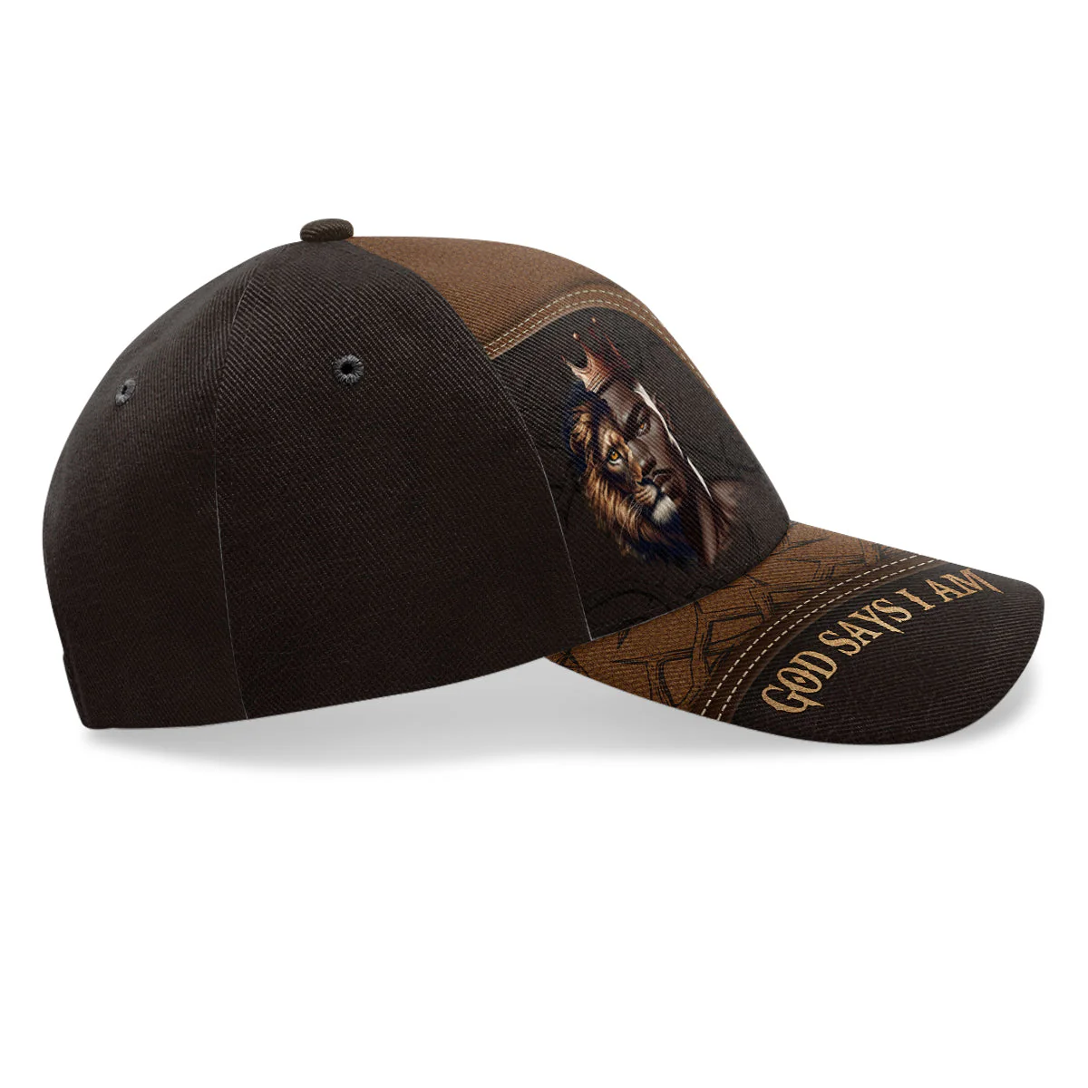 God Says I Am Black King - Personalized Classic Cap - Christian Gift For African Man BA01 - Image 4