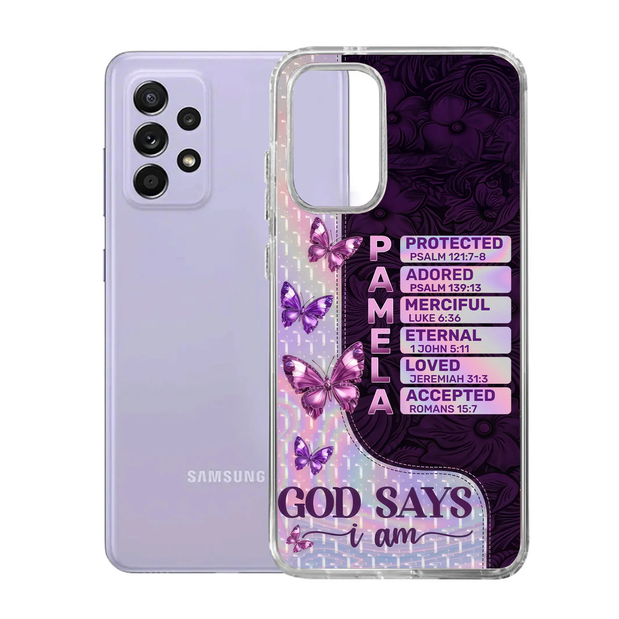 God Says I Am Chosen - Personalized Phone Case TD118 - Image 6