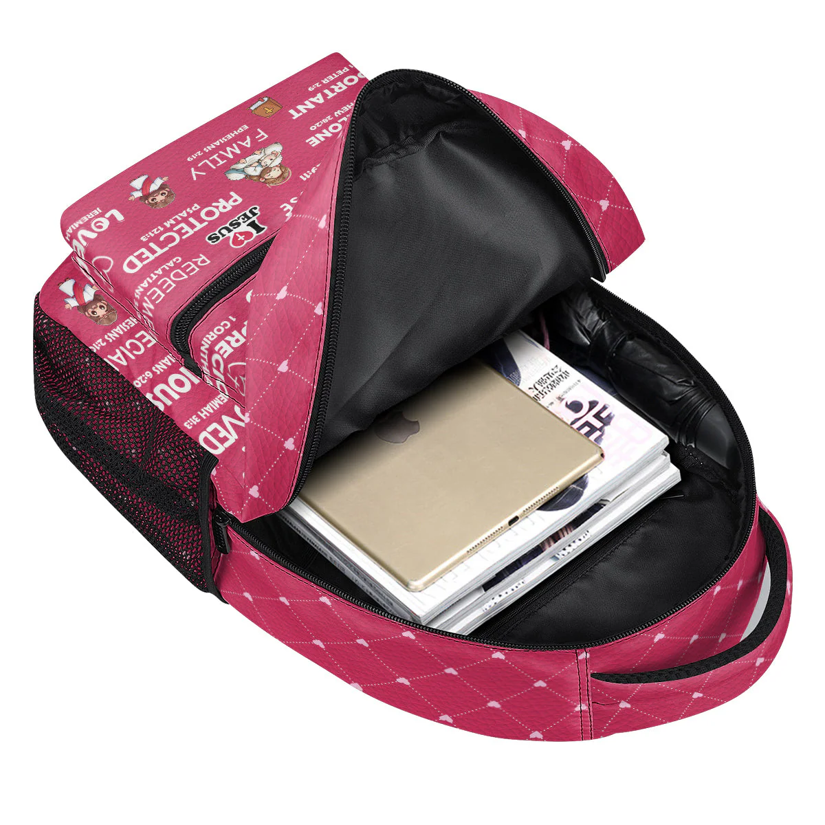 God Says I Am - Personalized Backpack - Back To School Gift For Christian Kids | TD118 - Image 5