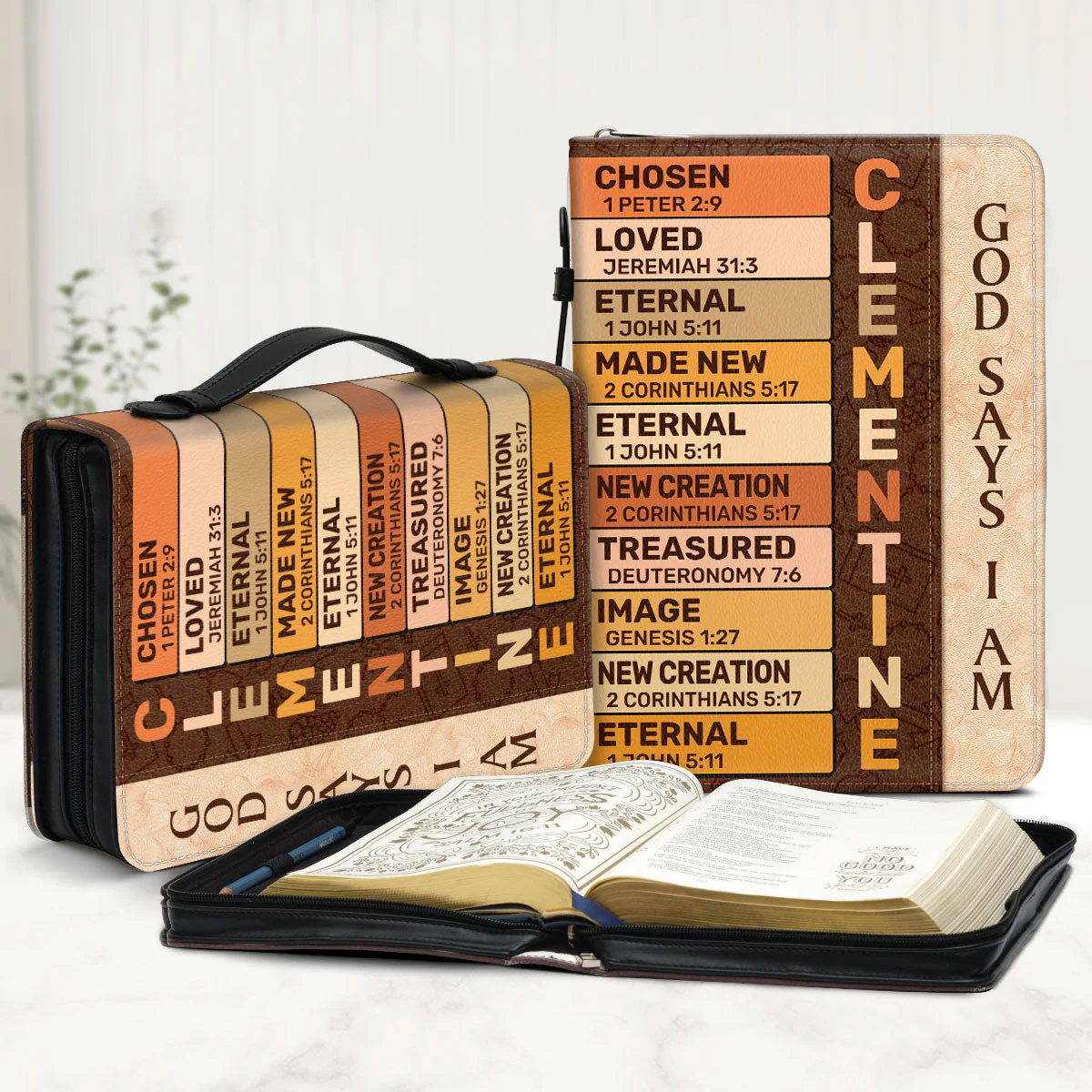 God Says I Am - Personalized Bible Cover