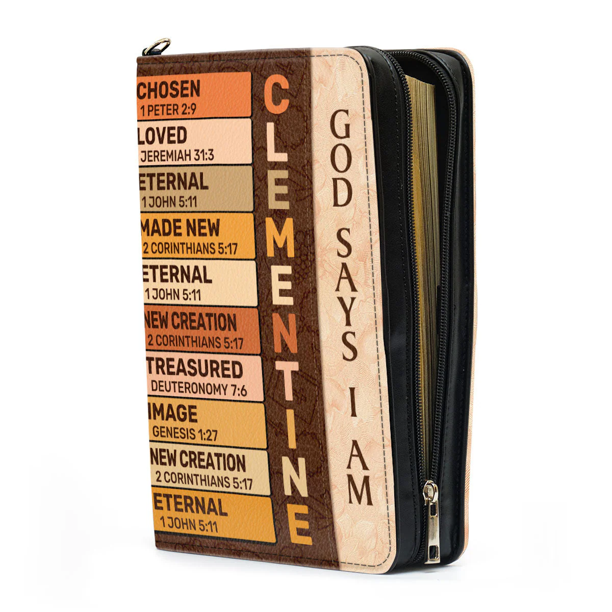 God Says I Am - Personalized Bible Cover - Image 3