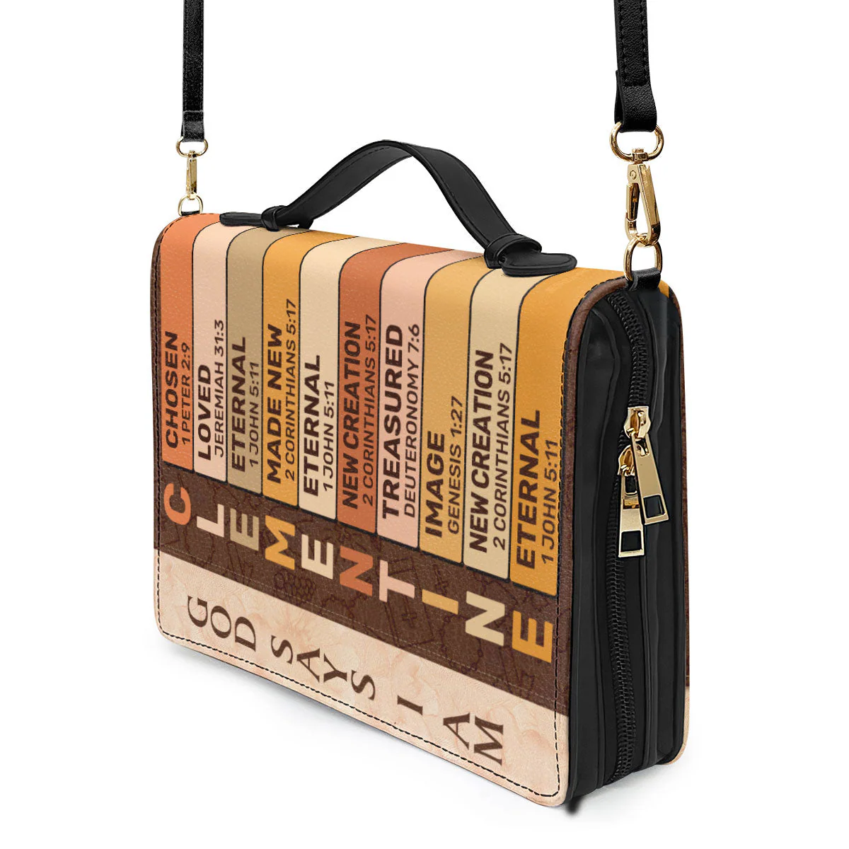 God Says I Am - Personalized Bible Cover - Image 4