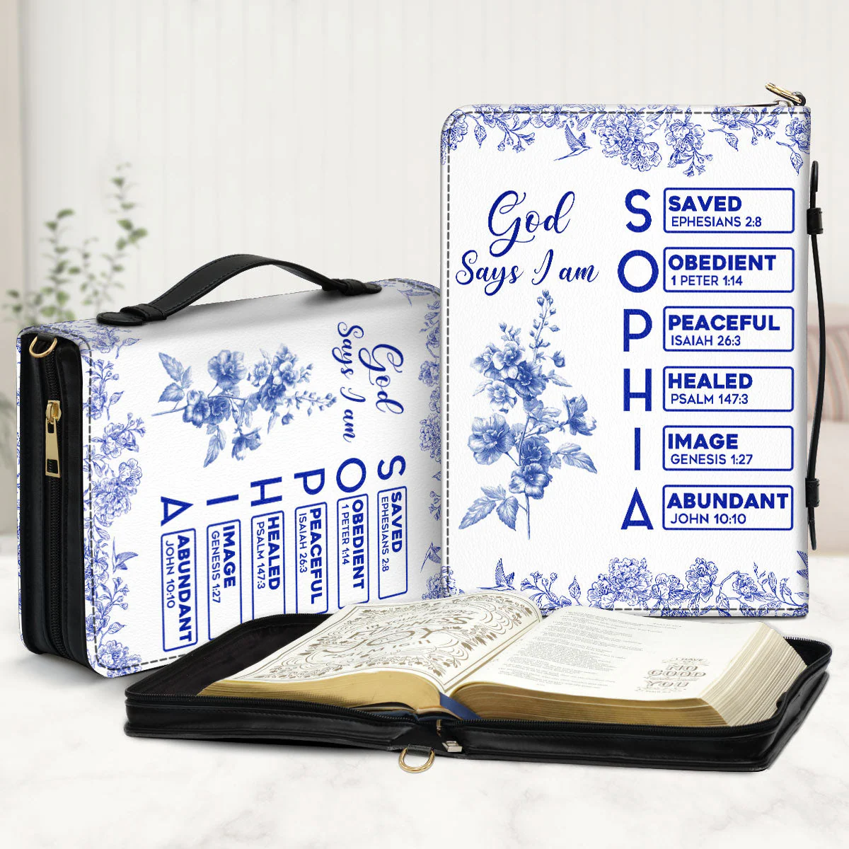 God Says I Am - Personalized Bible Cover