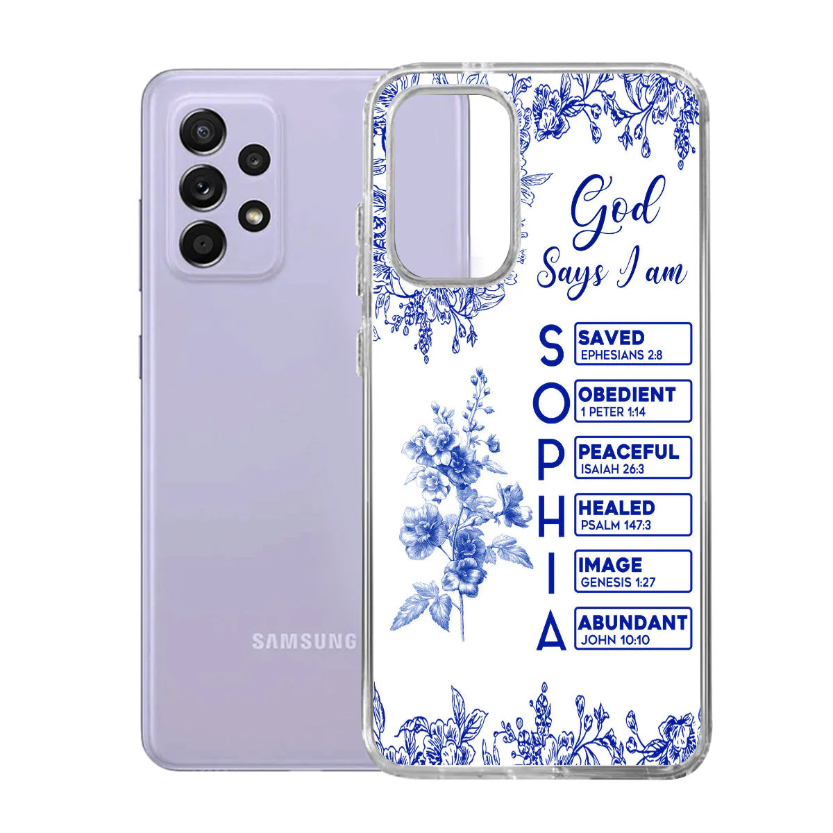 God Says I Am - Personalized Phone Case - Image 6