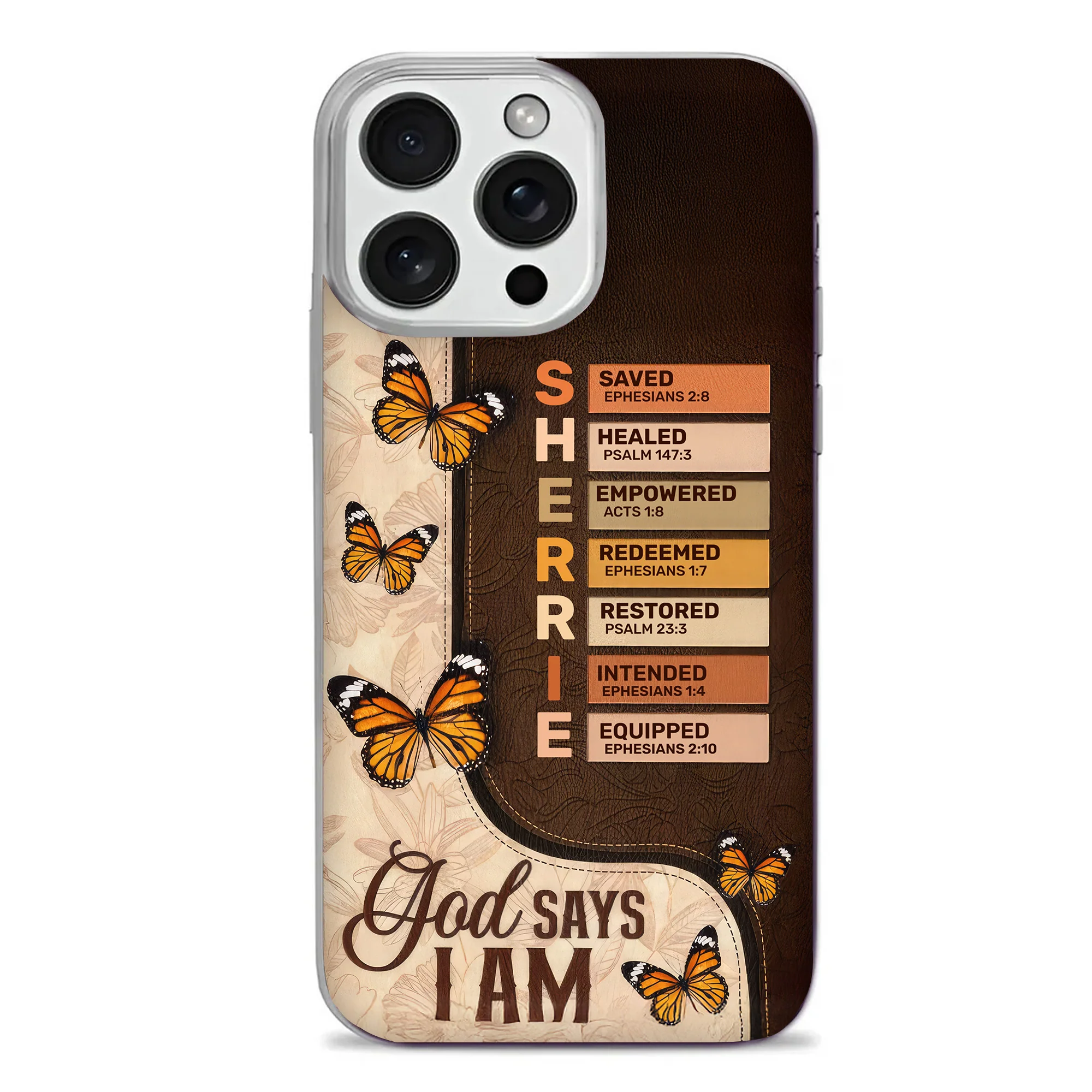 God Says I Am Saved - Personalized Phone Case TD118