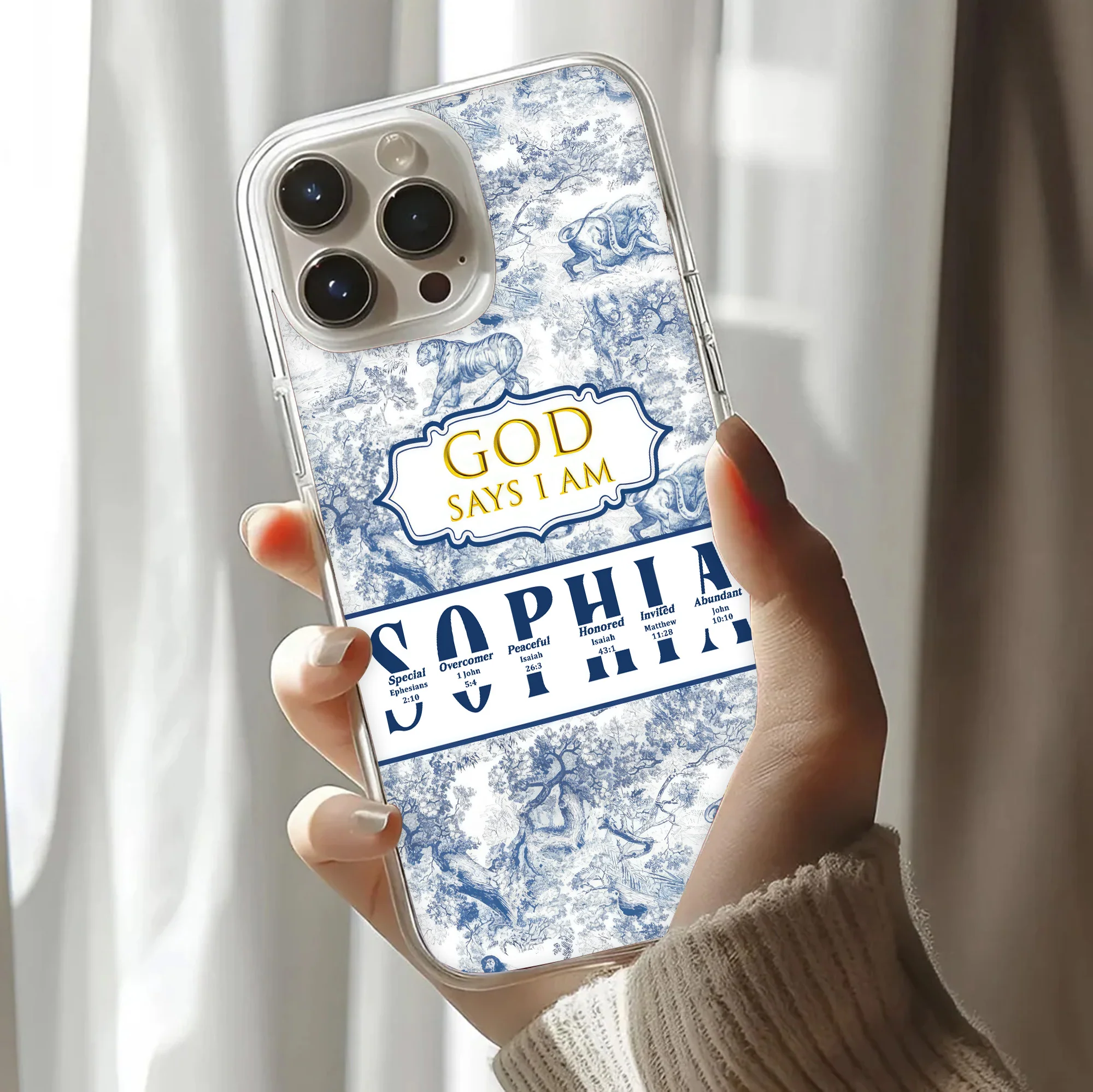 God Says I Am Special - Personalized Phone Case TD118 - Image 3