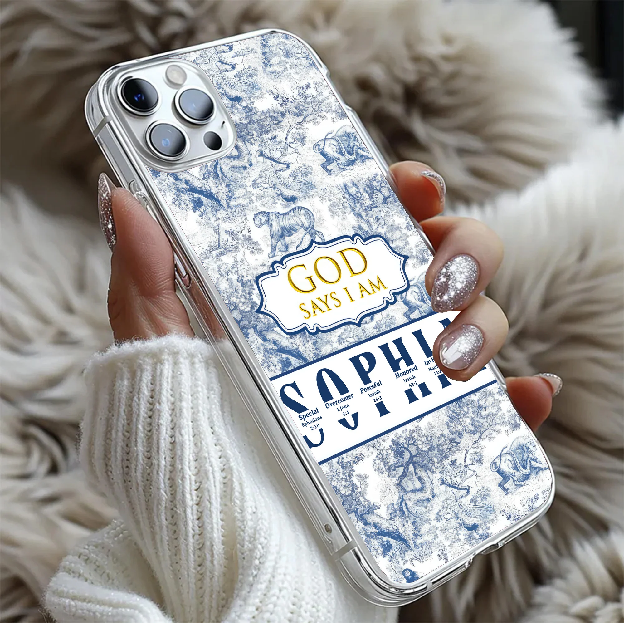 God Says I Am Special - Personalized Phone Case TD118 - Image 5
