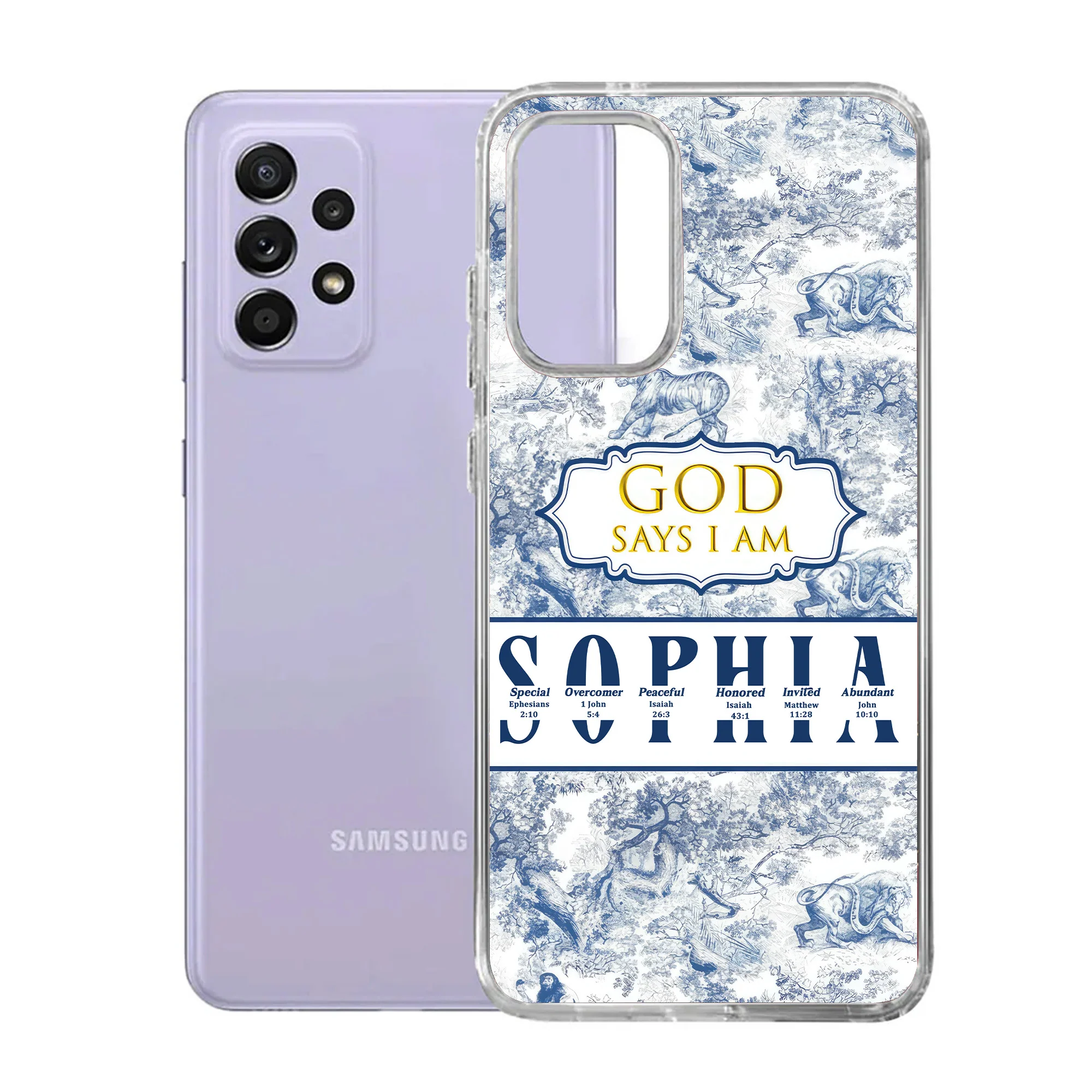 God Says I Am Special - Personalized Phone Case TD118 - Image 6