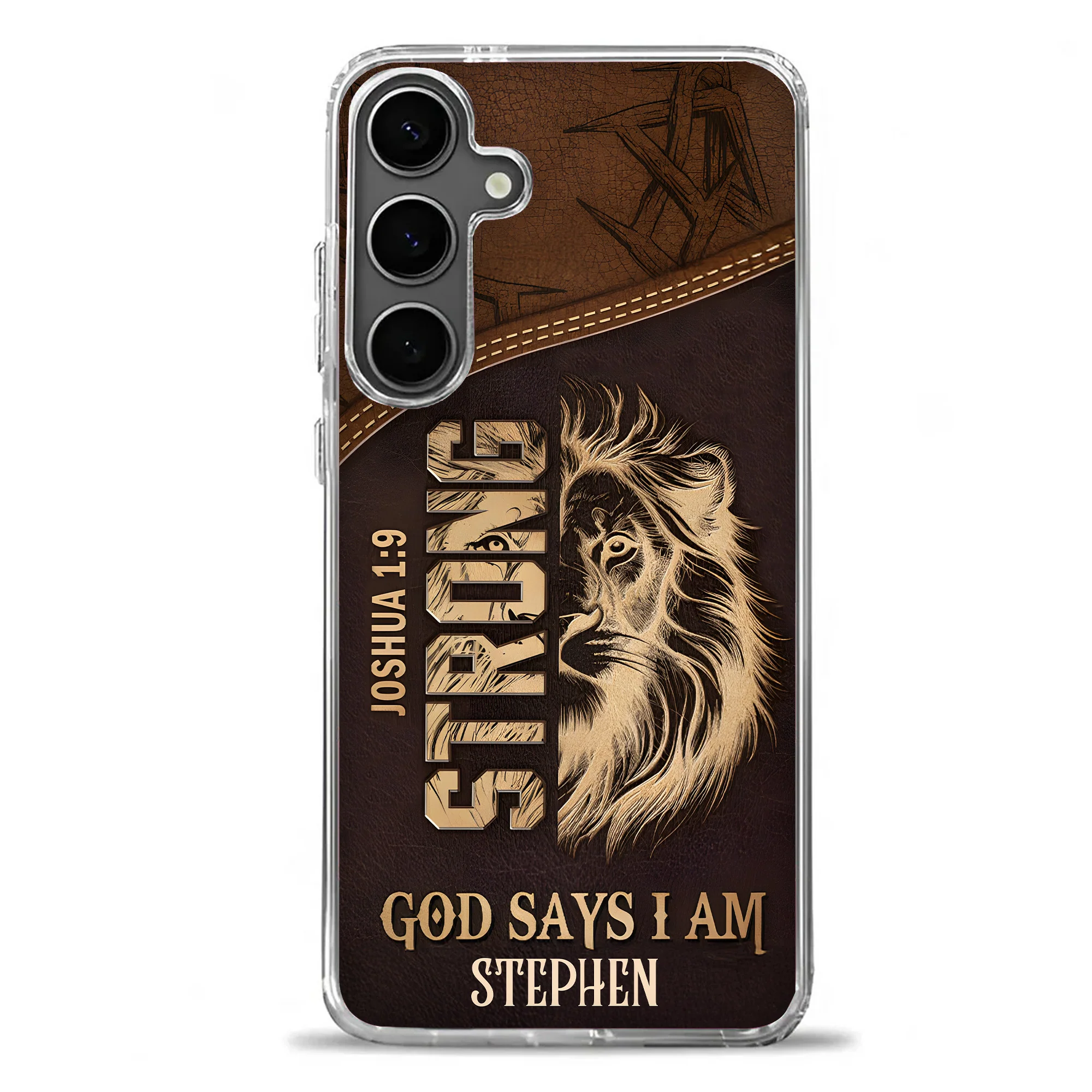 God Says I Am Strong - Personalized Phone Case TD118 - Image 2