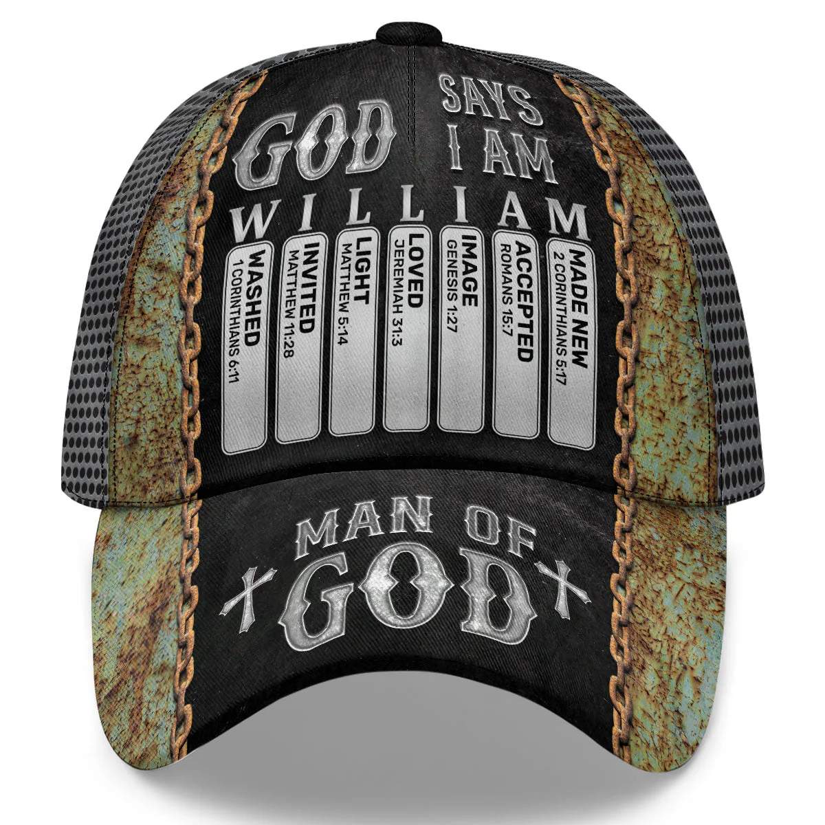 God Says I Am Washed - Personalized Classic Cap TD118