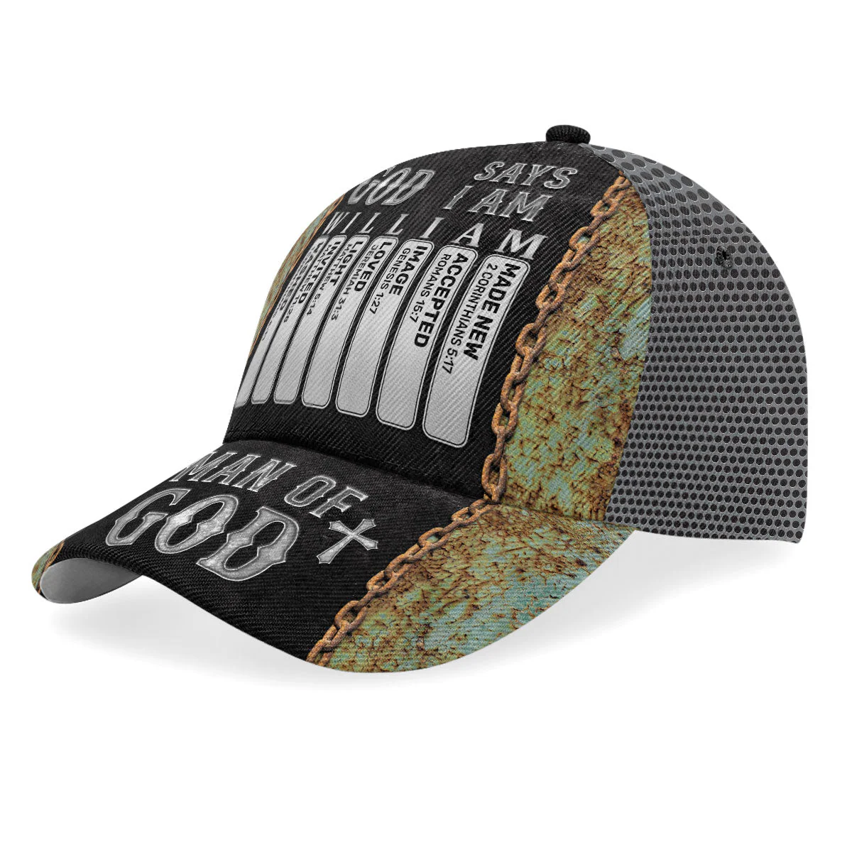 God Says I Am Washed - Personalized Classic Cap TD118 - Image 2