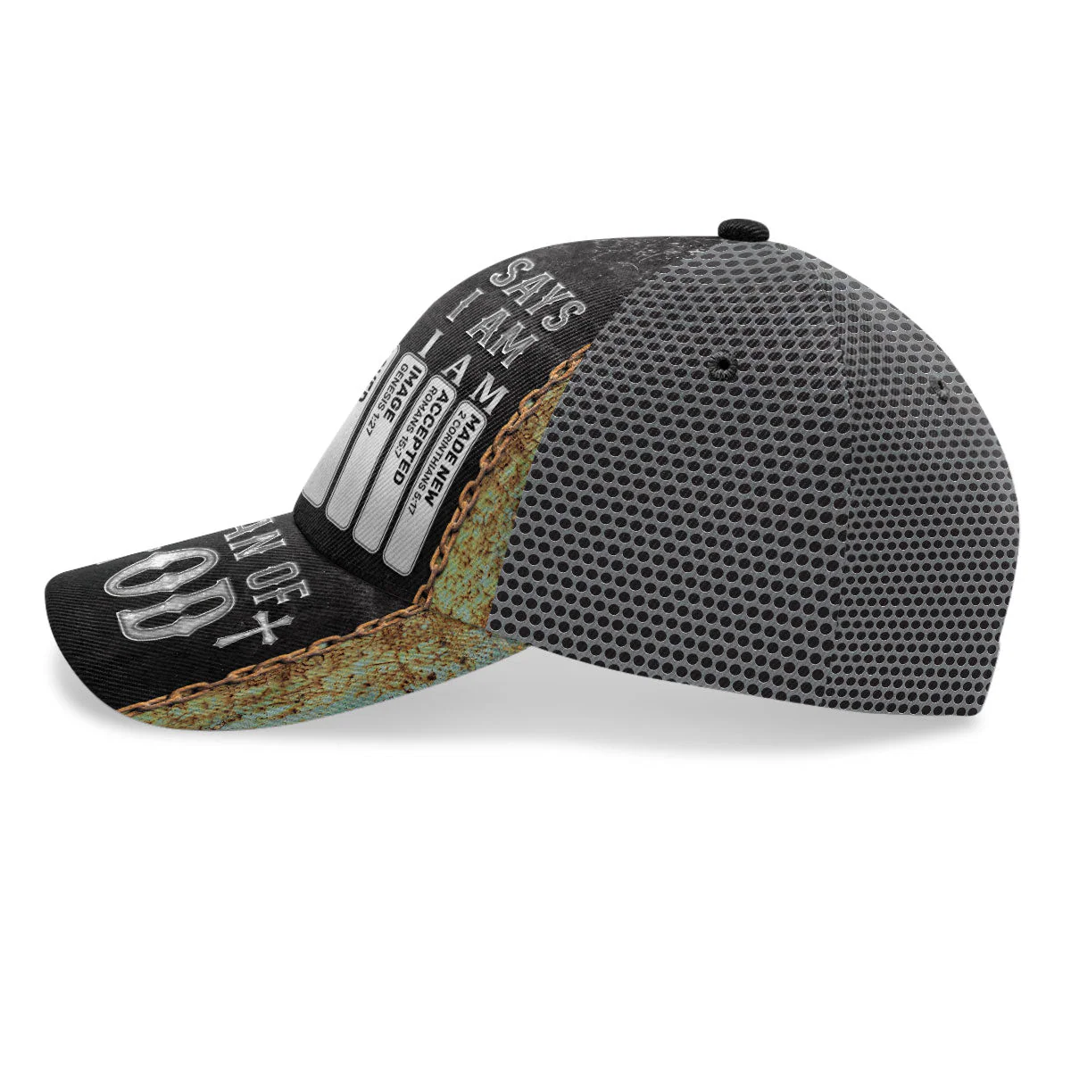 God Says I Am Washed - Personalized Classic Cap TD118 - Image 3