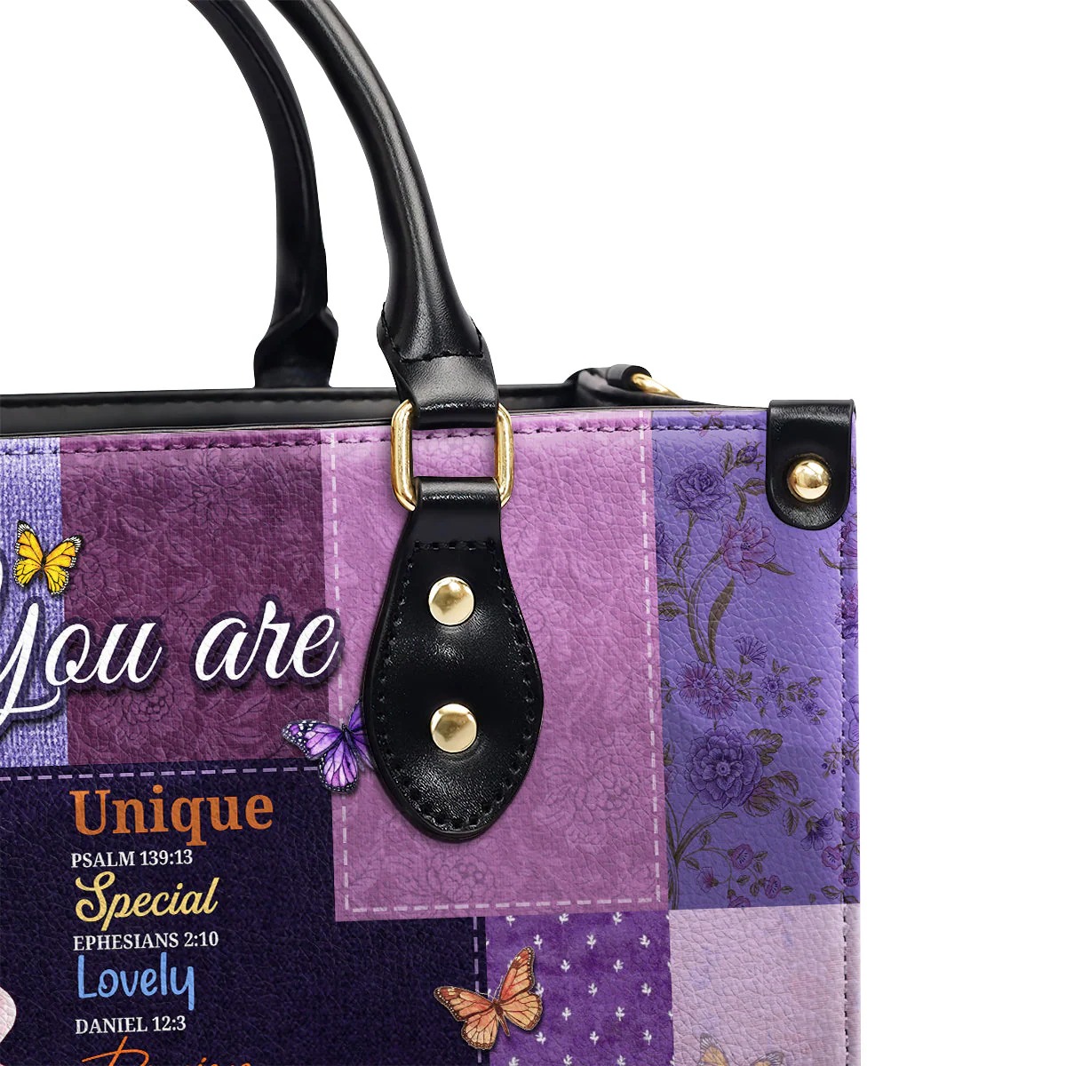 God Says You Are - Personalized Leather Handbag - Gift For Her HL128 - Image 4