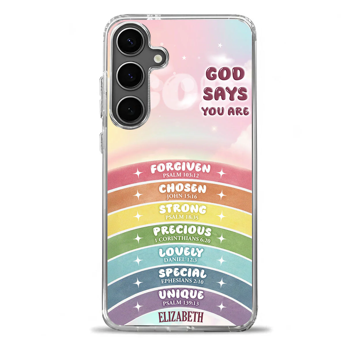 God Says You Are - Personalized Phone Case TD118