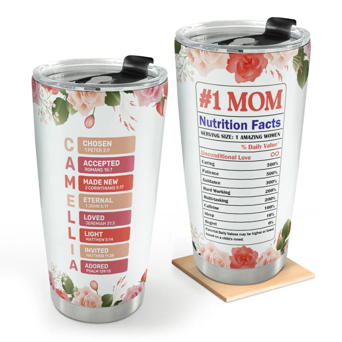 God Says You Are - Personalized Stainless Steel Tumbler - Gift For Her | HN02