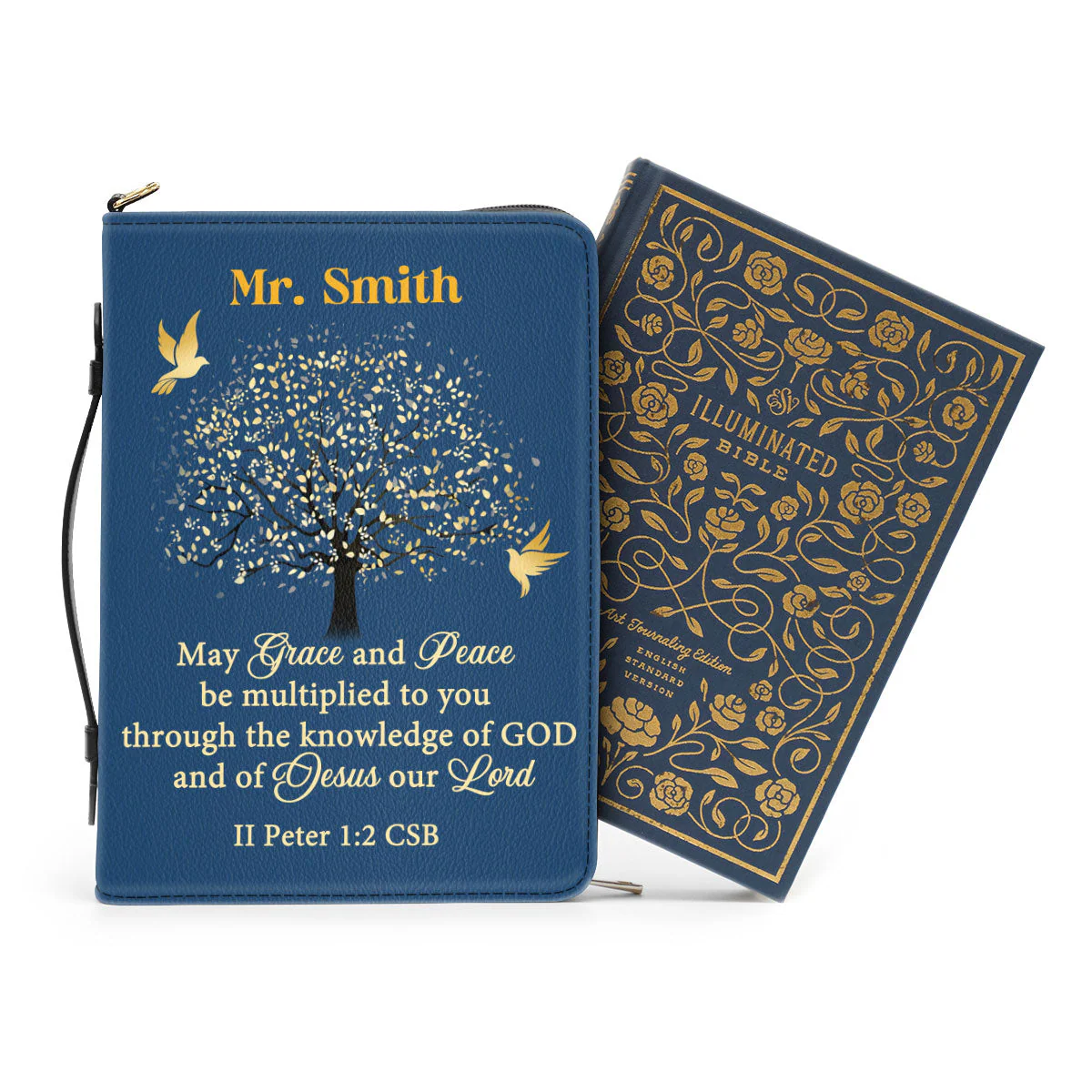 God Shines Through You - Personalized Bible Cover - Image 2