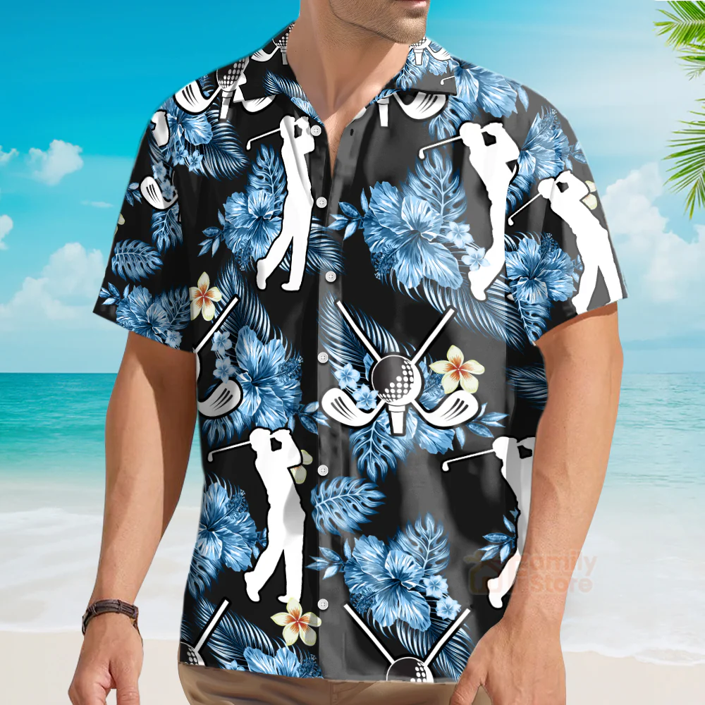 Golf Nature Hawaiian Shirt For Men & Women - Image 3