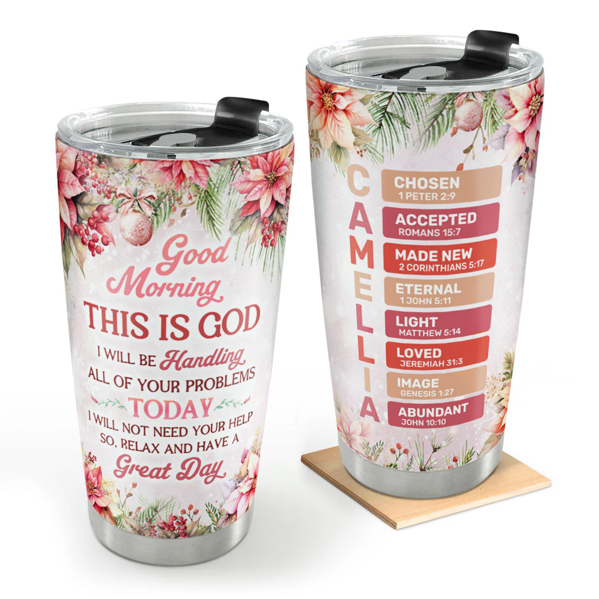 Good Morning This Is God - Personalized Stainless Steel Tumbler HL128