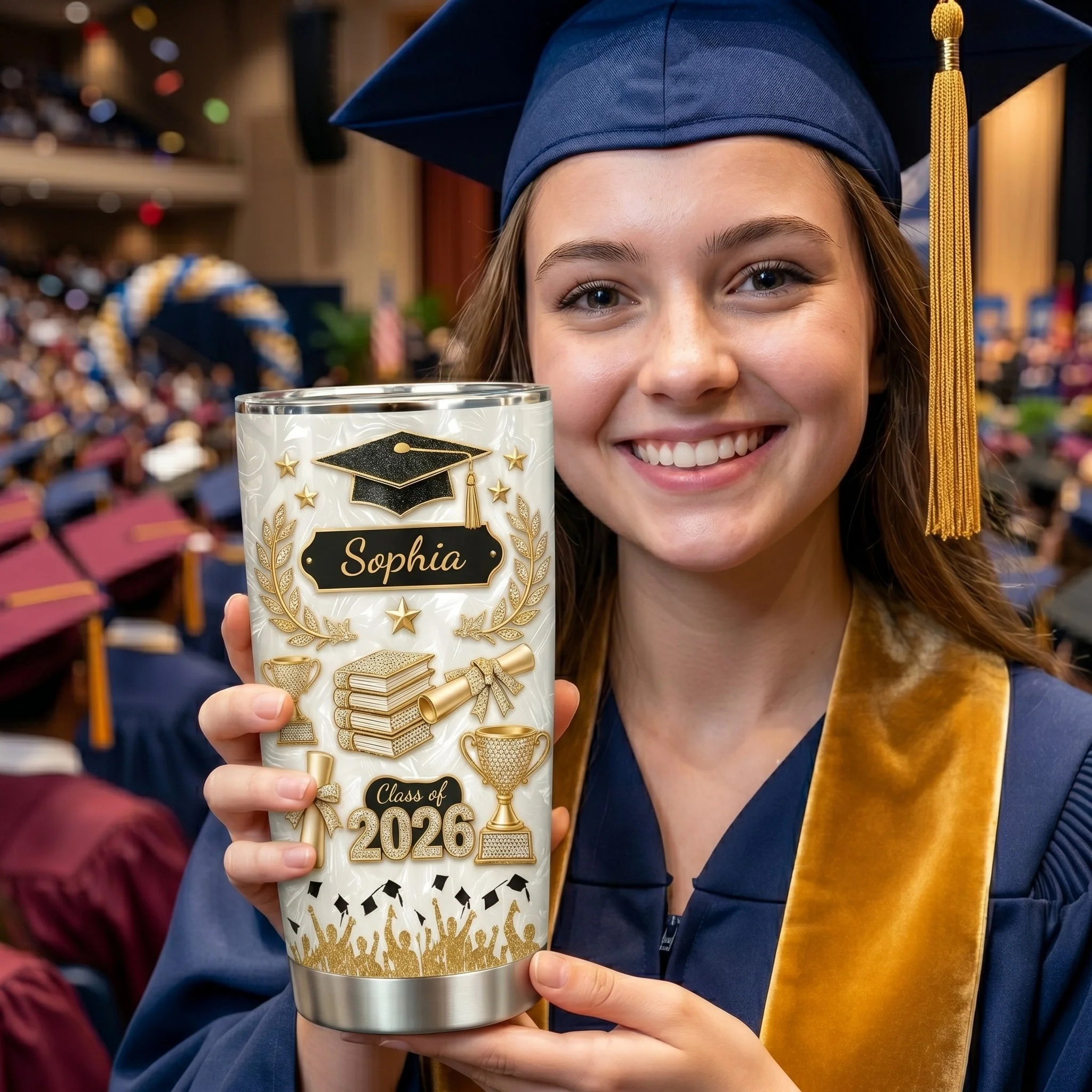 Graduation Class of 2026 - Personalized Tumbler - Gift For Graduates - Image 2