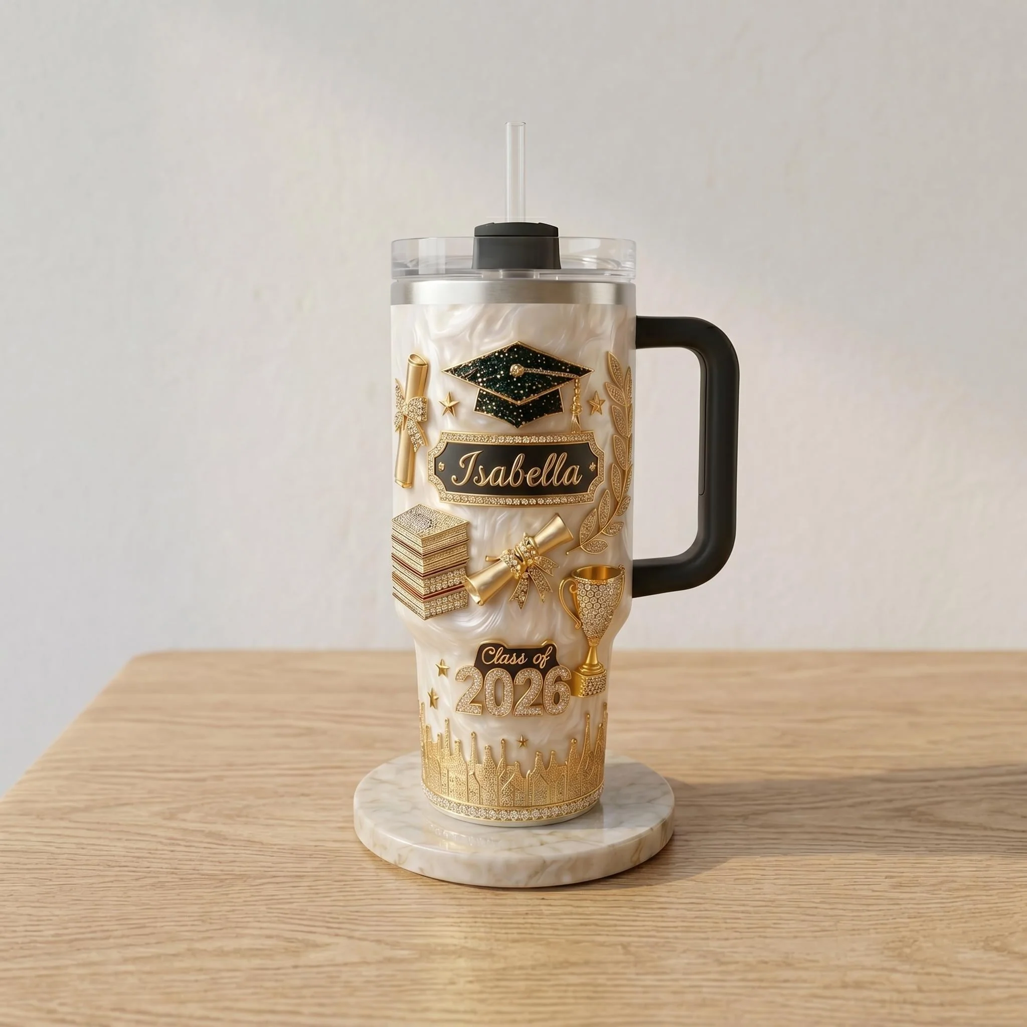 Graduation Class Of 2026 - Personalized Tumbler - Gift For Graduates - Image 4