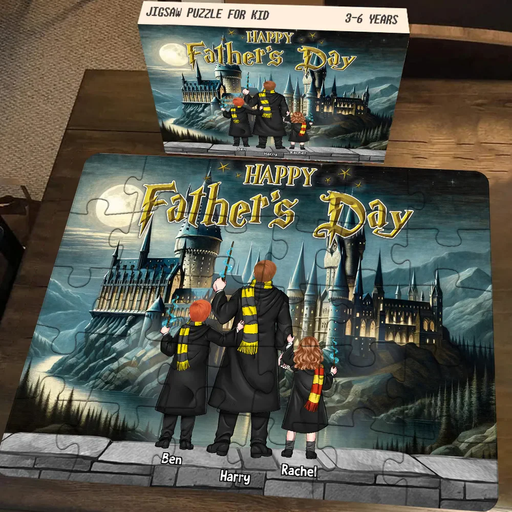 HaPo Best Dad Ever - Personalized Puzzle - Gift For Dad - Image 2