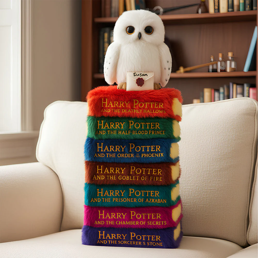 HaPo Book Lovers - Personalized Custom Shape Pillow - Christmas Gift HH01