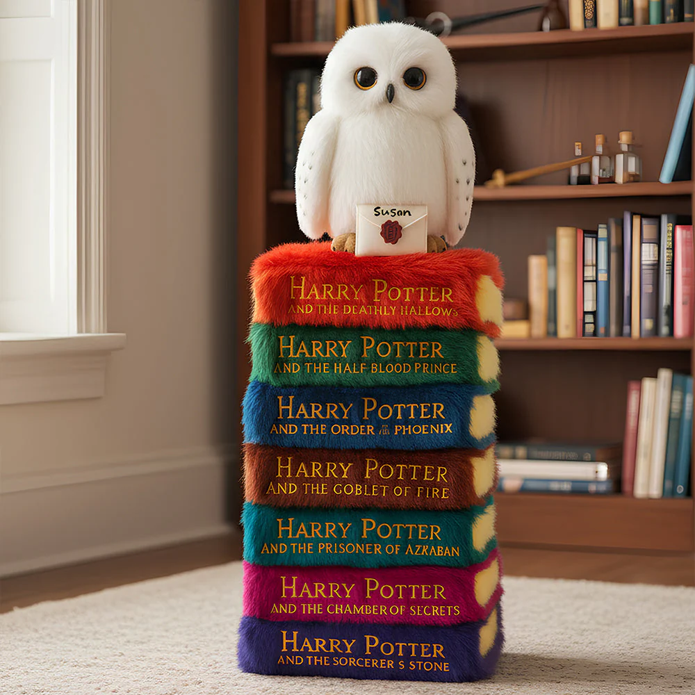 HaPo Book Lovers - Personalized Custom Shape Pillow - Christmas Gift HH01 - Image 2