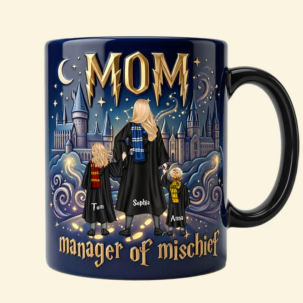 HaPo Mom Manager Of Mischief - Personalized Coffee Mug - Gifts For Mother's Day - Image 5