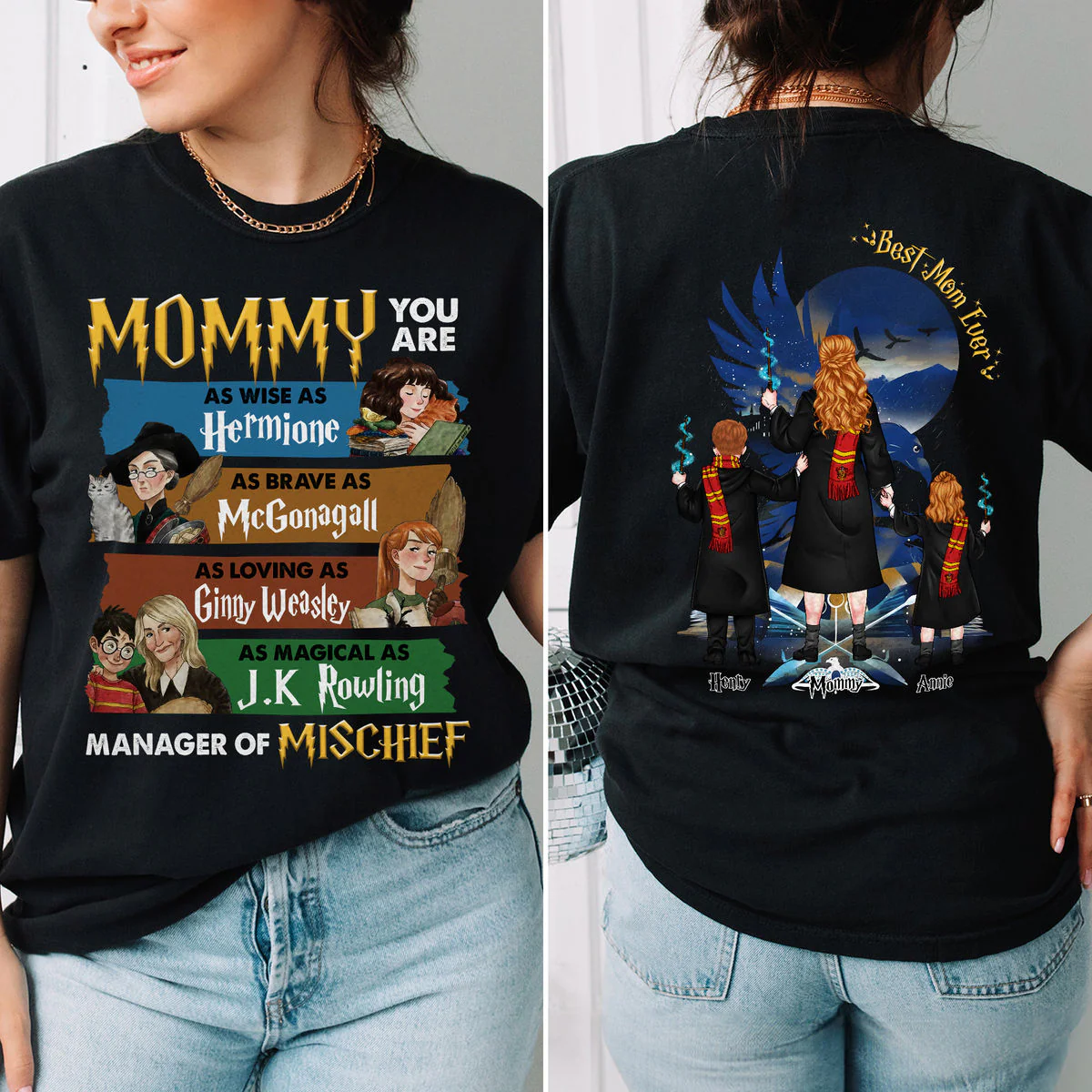 HaPo Mommy You Are Best Mom Ever - Personalized Shirt 2 Side - Gift For Mom - Image 2
