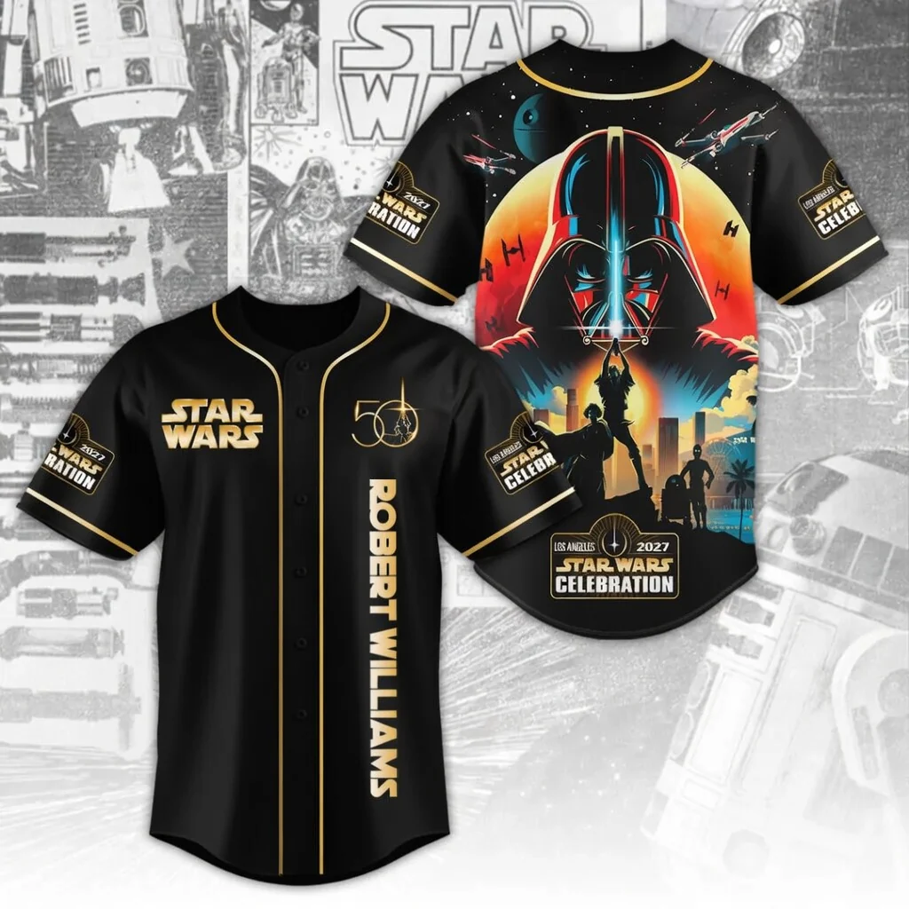 Happy Stwa Day - May The 4th Be With You - Personalized Baseball Jersey - Gift For Movie Fans HH01