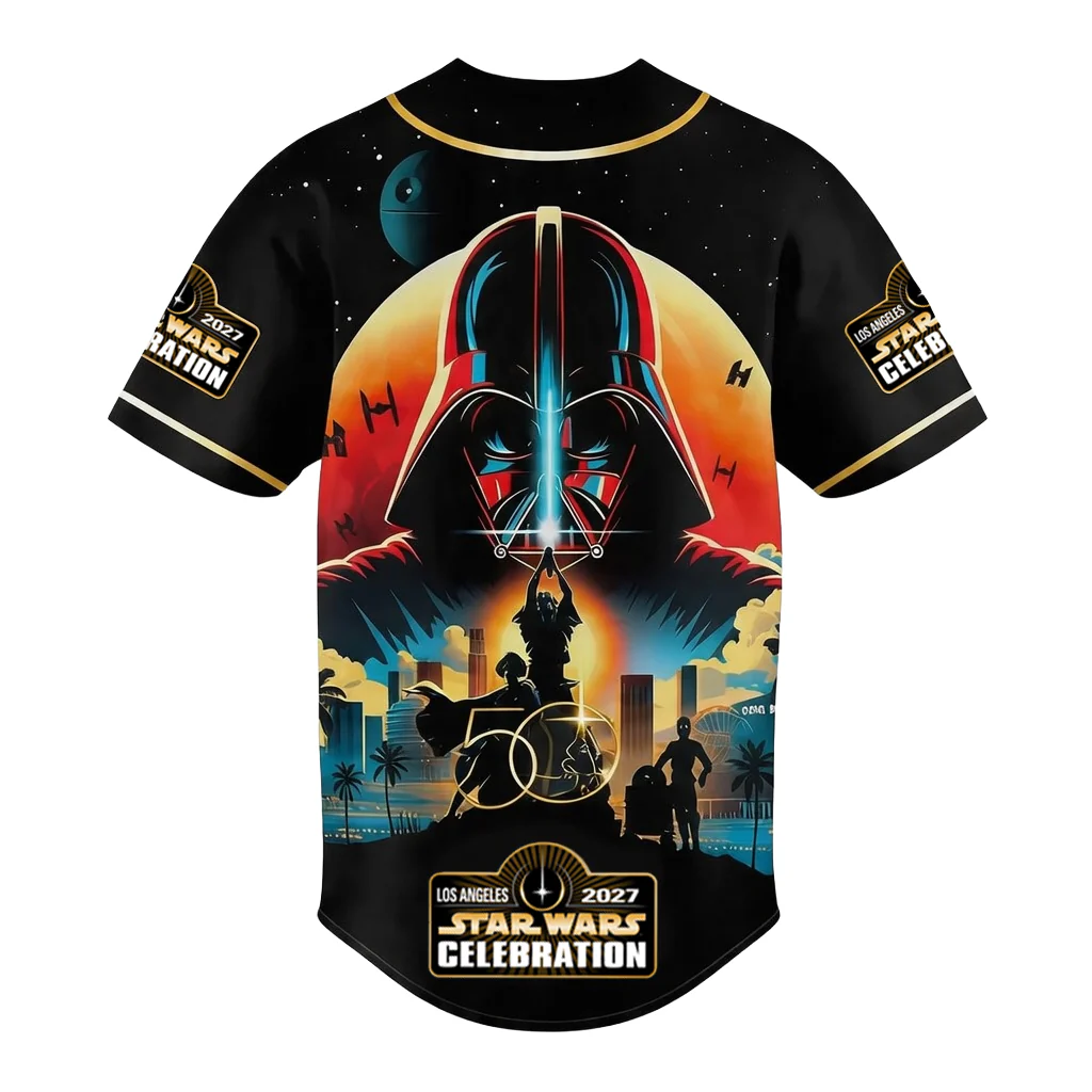 Happy Stwa Day - May The 4th Be With You - Personalized Baseball Jersey - Gift For Movie Fans HH01 - Image 3