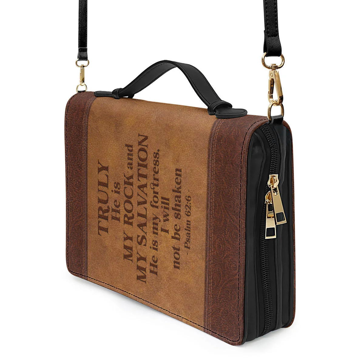 He Is My Rock And My Salvation - Beautiful Personalized Bible Covers - AT4082409 - Image 5