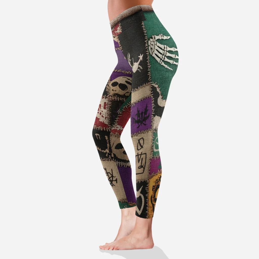 He Owns My Heart And My A$$ - Personalized Leggings - Christmas Gift For Her NL122 - Image 5