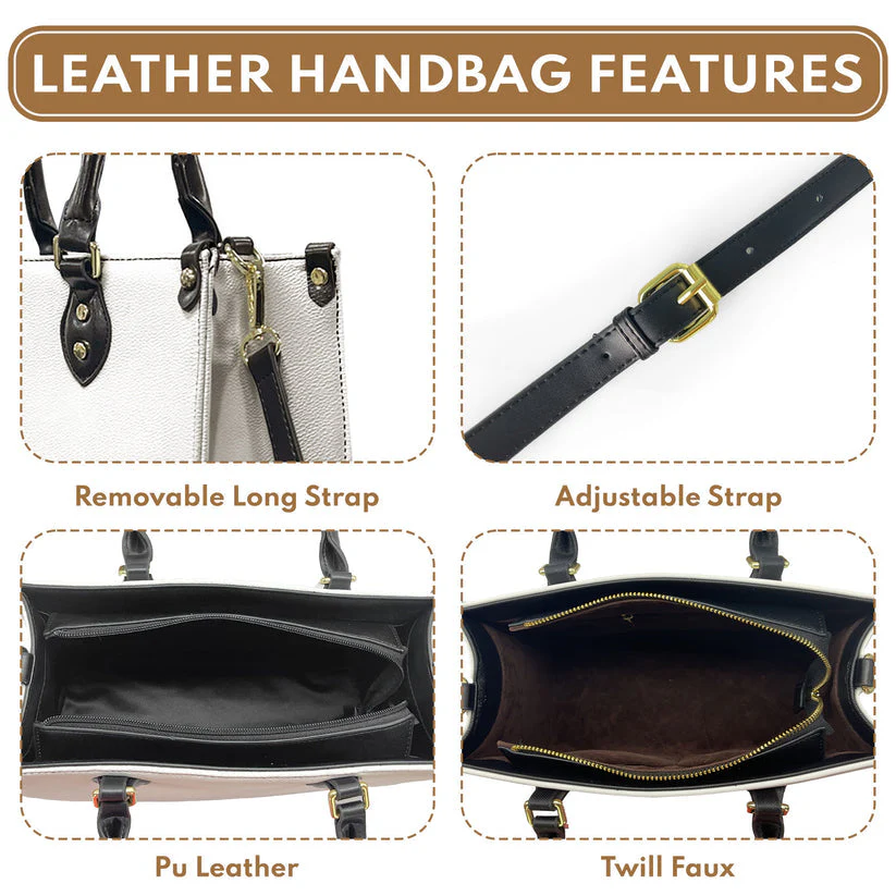 He Restores My Soul - Personalized Faith Leather Handbag - Christian Gift For Her | CLGOD05. God Girl HD95 - Image 7