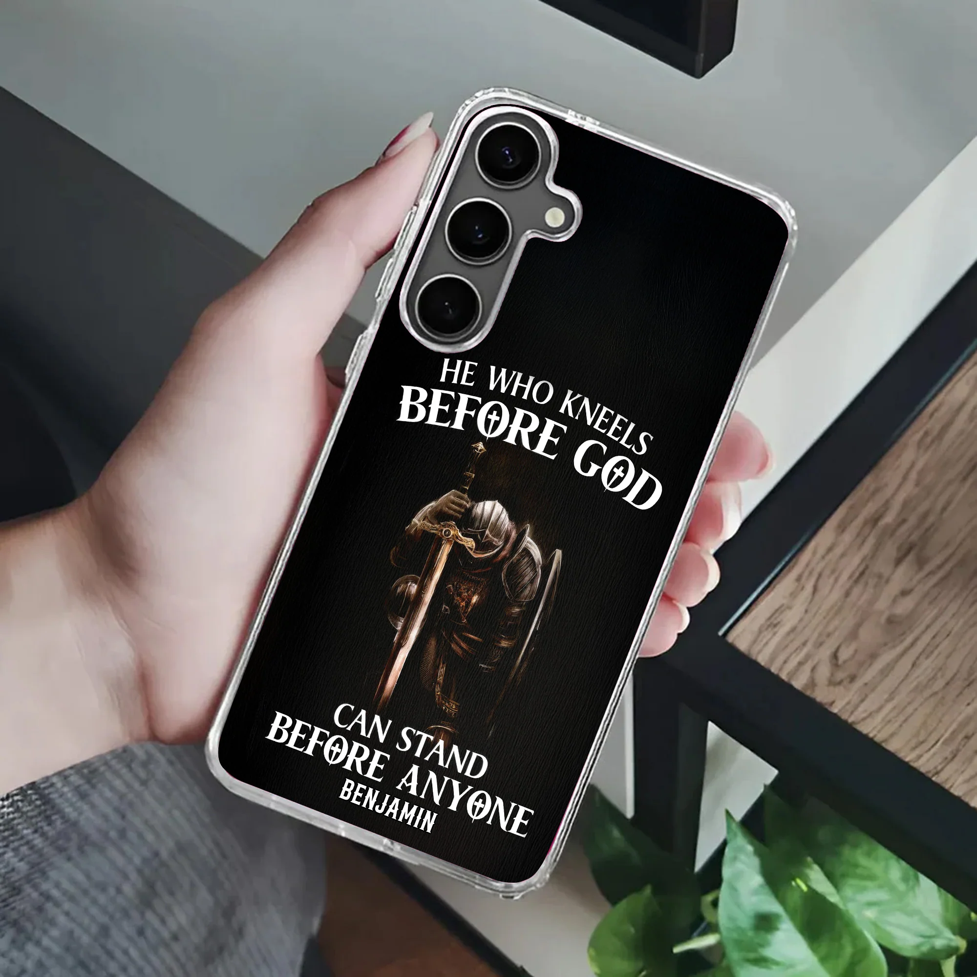 He Who Kneels Before God - Personalized Phone Case TD118 - Image 4