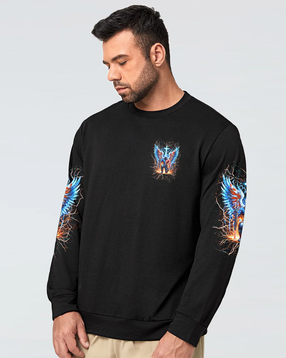 He Who Kneels Before God Warrior Men's All Over Print Shirt - Yhhn0205241 - Image 5